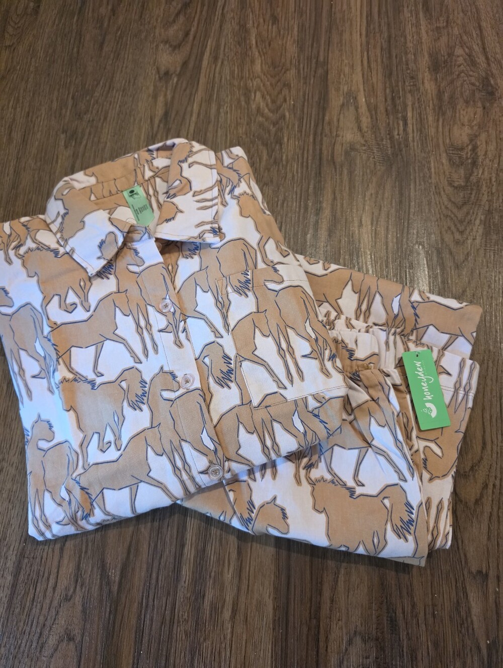 NWT Honeydew Horse Pajama